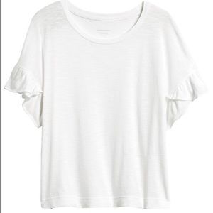 NWT Banana Republic white T-shirt